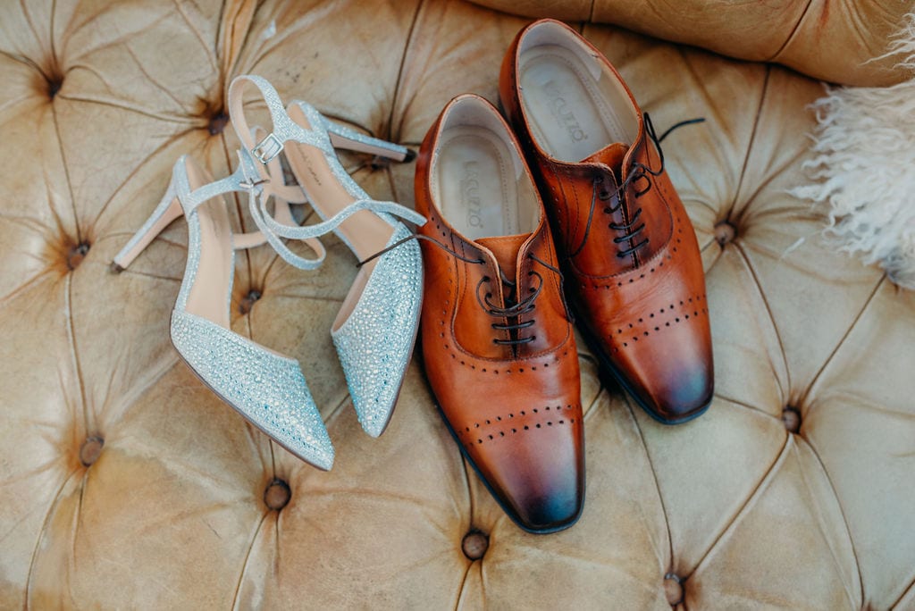 bride & groom shoes