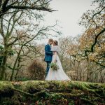 bride & groom outdoor wedding photography