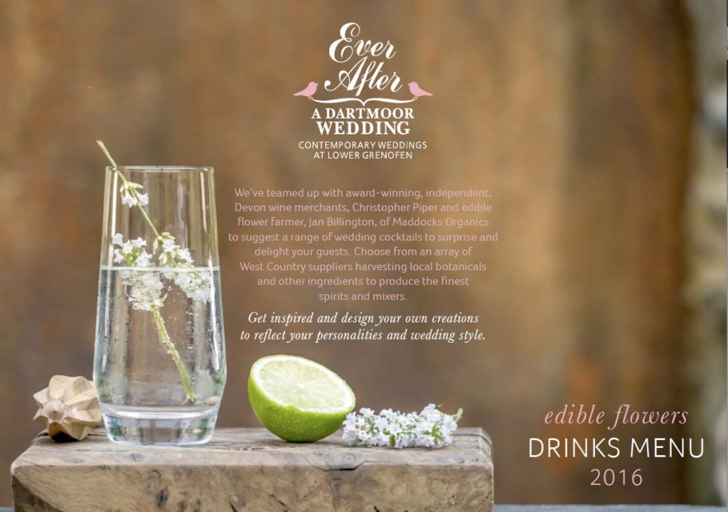 Ever After 2016 drinks menu front page
