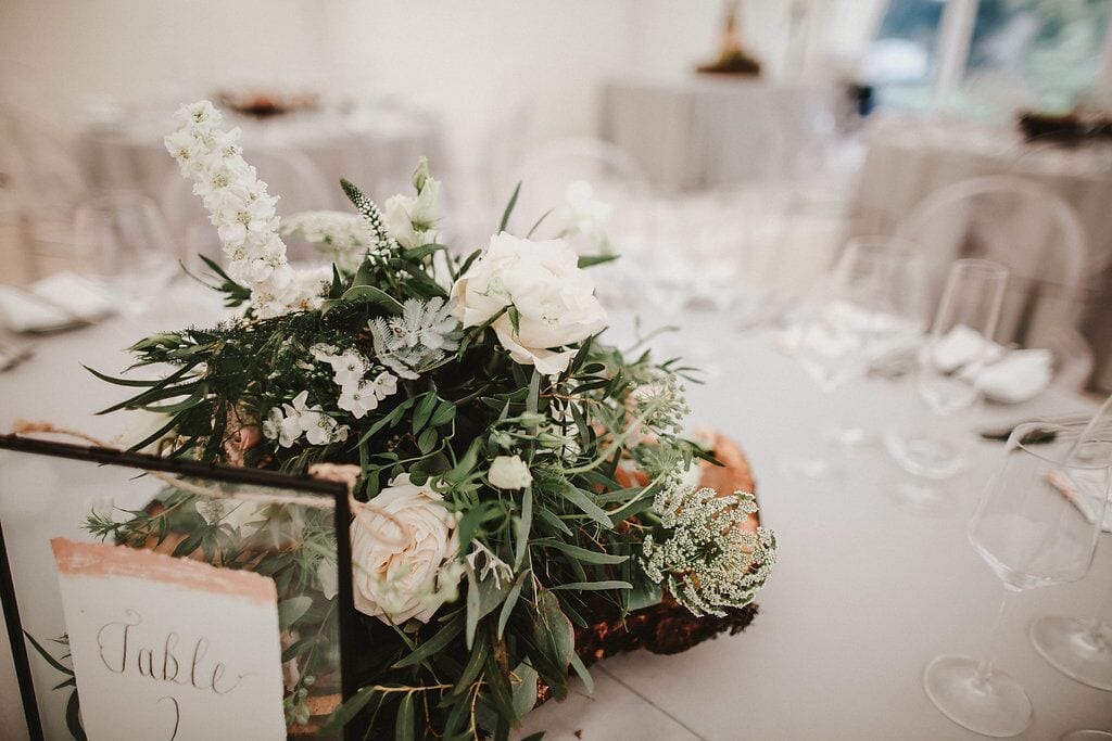 centrepiece flowers at Ever After