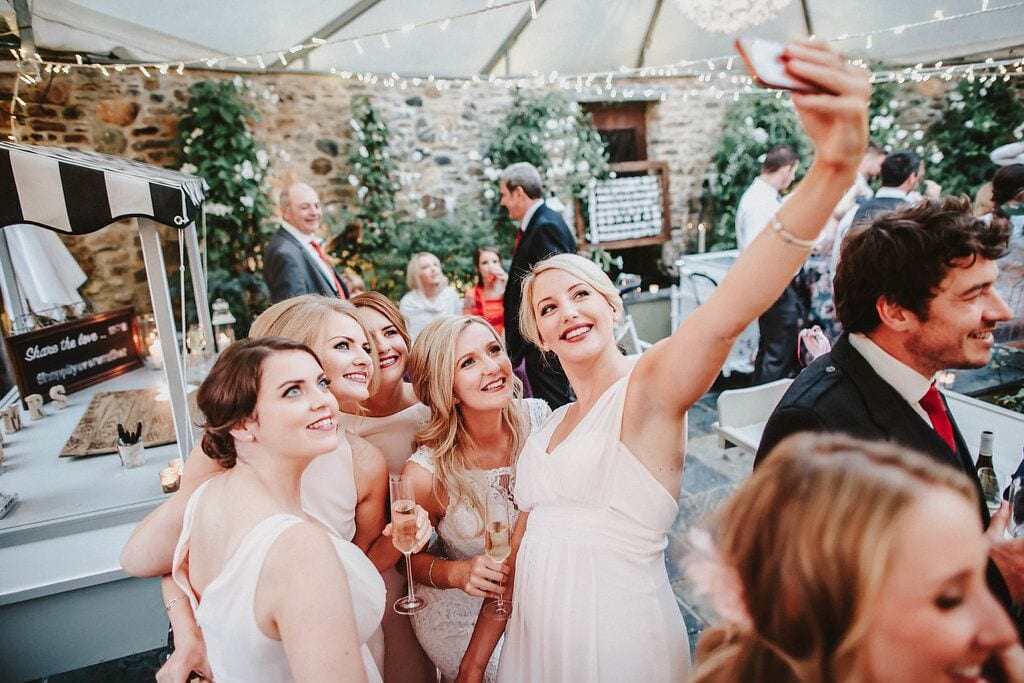 devon wedding venue ever after dartmoor guest selfie social media