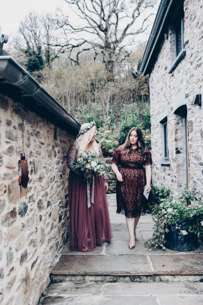 georgia's blog bride and bridesmaid