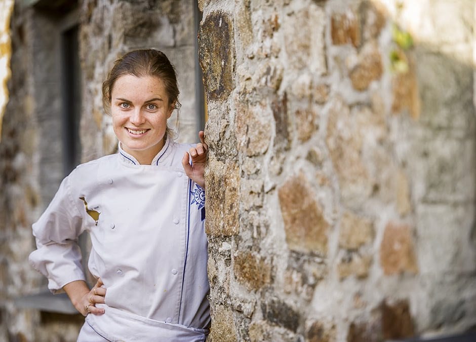 Photo by Guy Harrop. Pic of chef Harrie Kivell and food at Lower Grenofen, Devon image copyright guy harrop info@guyharrop.com 07866 464282